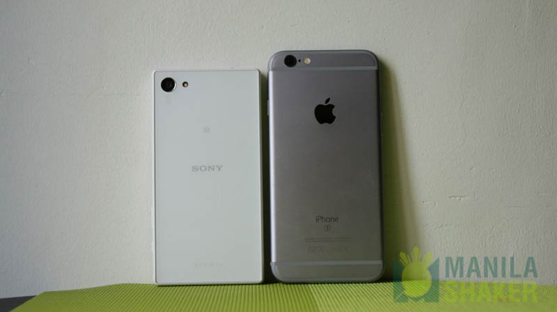 sony xperia z5 compact vs iphone 6s sony xperia z5 compact vs iphone 6s