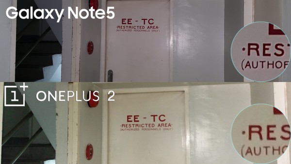 Samsung Galaxy Note 5 vs OnePlus 2 Comparison Review Camera