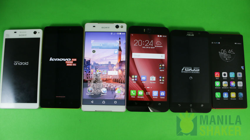 Sizing Up: Zenfone Selfie VS Sony Xperia C5 Ultra VS Top 
