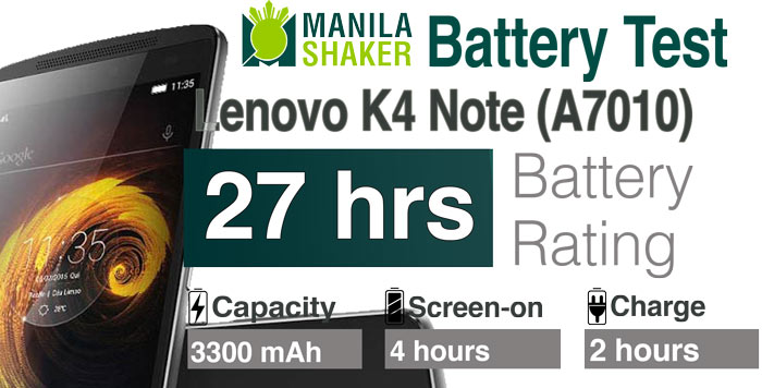 Lenovo Vibe K4 Note A7010 Philippines Battery Life Review PRice