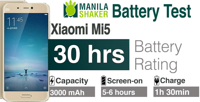 Xiaomi Mi 5 Battery Life Rating Review PHILIPPINES