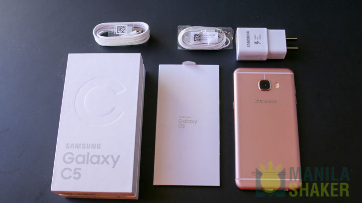 Samsung Galaxy C5 Unboxing Review Hands on Impression Ph 1 box content
