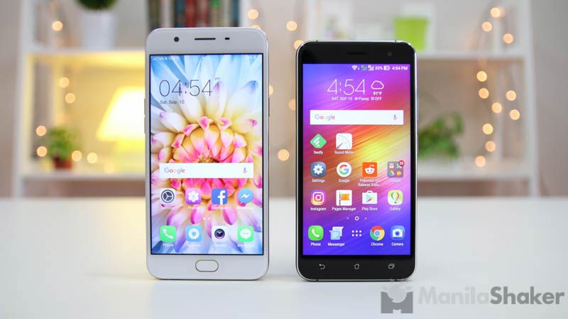 Oppo F1s vs Asus Zenfone 3 Comparison + Camera Review