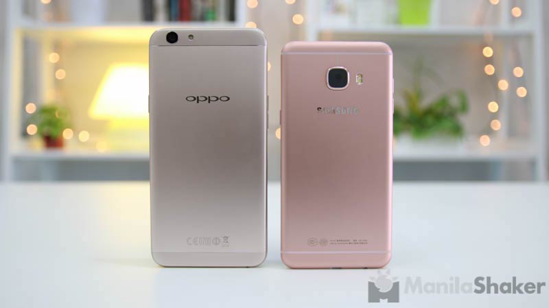 Oppo F1s vs Samsung Galaxy C5 Review + Camera Comparison