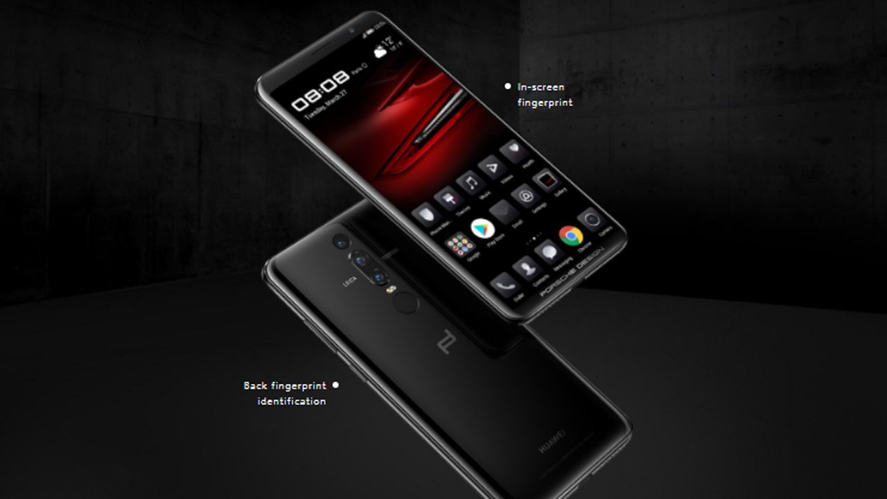 huawei porsche design mate rs launches with no notch and with