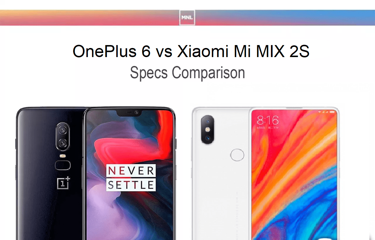 Mi mix 2 vs oneplus 6