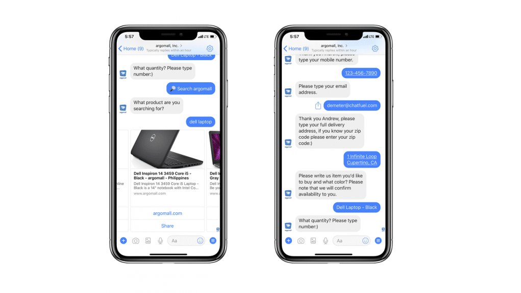 Argomall ranked first in a U.S. website list of chatbots