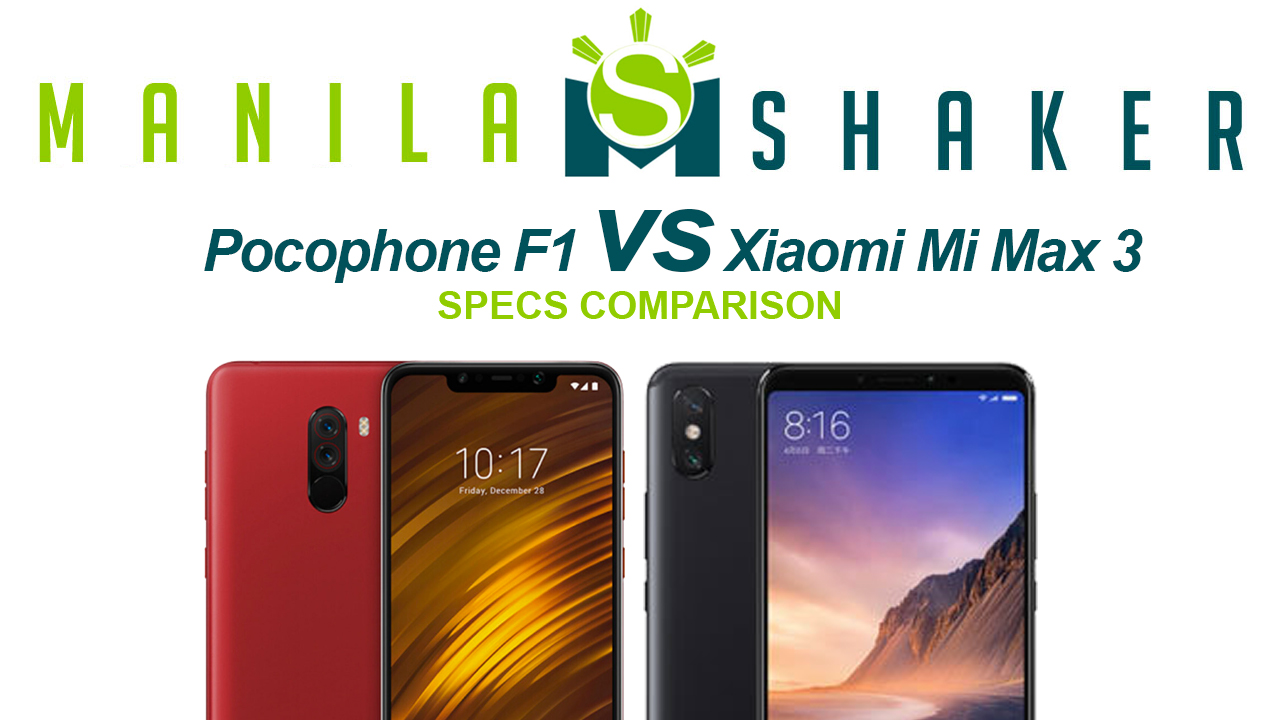 Xiaomi mi max 3 vs xiaomi pocophone f1