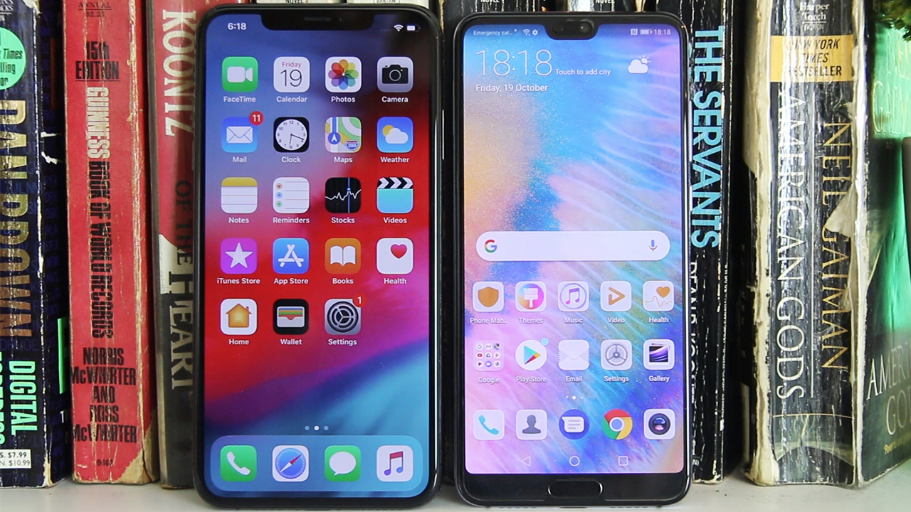 Huawei p20 vs iphone 11 pro max tablet