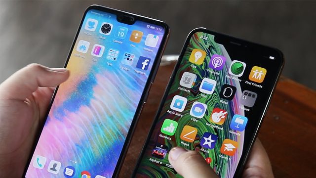 Huawei p20 pro vs iphone xs max zmax pro has