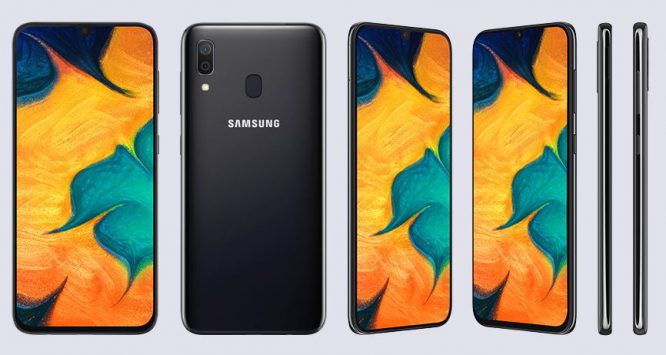 galaxy a30 black