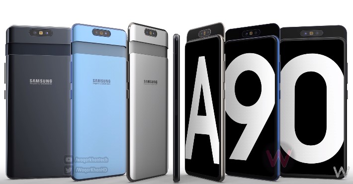 Samsung Galaxy A90 (2019) video boasts a Sliding Rotating Camera