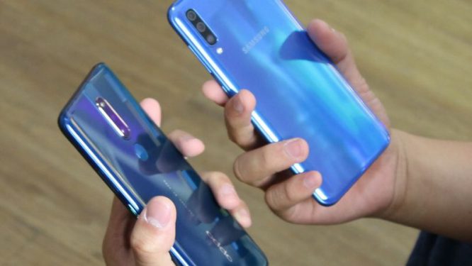Samsung Galaxy A50 vs OPPO F11 Pro